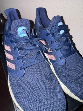 Adidas Ultraboost 20 Zapatillas Running Azul/Rosa