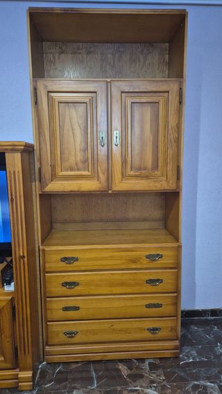 Madera maciza mueble de salón modular