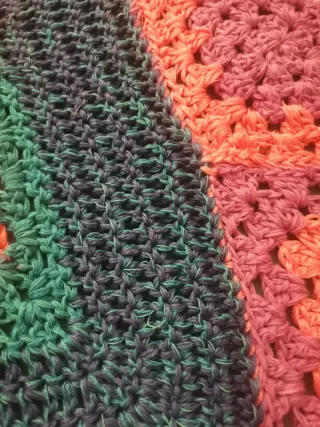 Coperta uncinetto granny squares