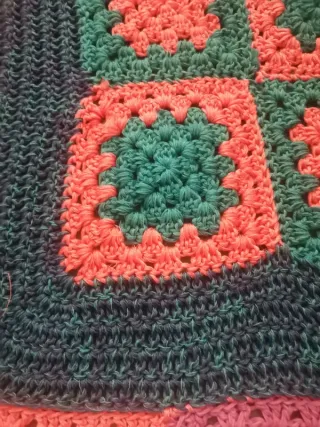 Coperta uncinetto granny squares