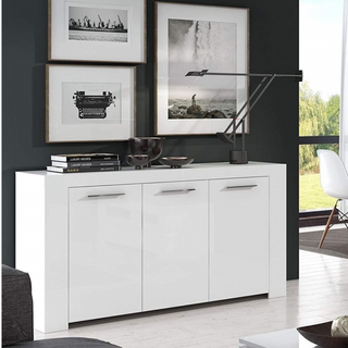 Aparador Buffet 3 Puertas. Blanco Artik