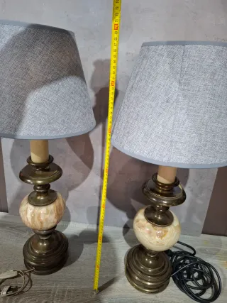 Pareja de lámparas de mesa