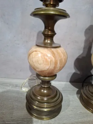 Pareja de lámparas de mesa