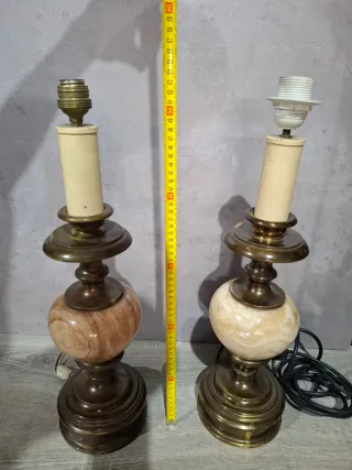 Pareja de lámparas de mesa