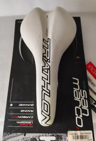 Sillín San Marco Triathlon Blanco