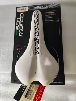 Sillín San Marco Triathlon Blanco