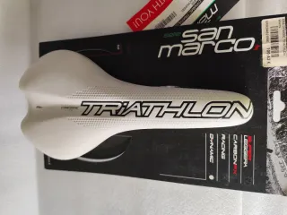 Sillín San Marco Triathlon Blanco