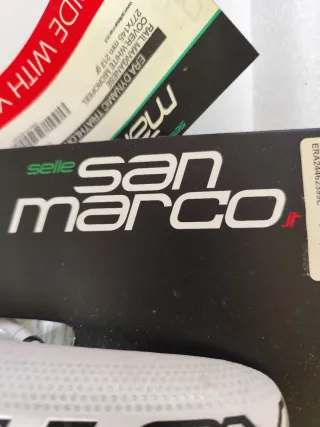 Sillín San Marco Triathlon Blanco