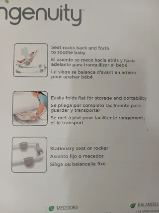 Mecedora Ingenuity Quacks & Cuddles