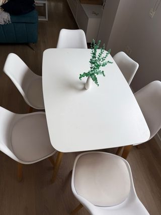 Mesa y 6 Sillas Comedor