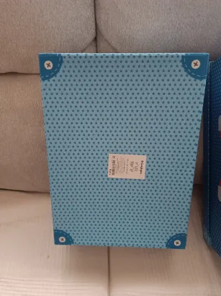 2 Cajas de almacenaje. Nuevas. Tamaño en etiquetas