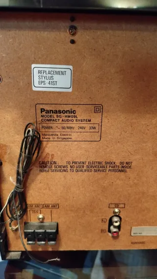 Equipo de música Panasonic