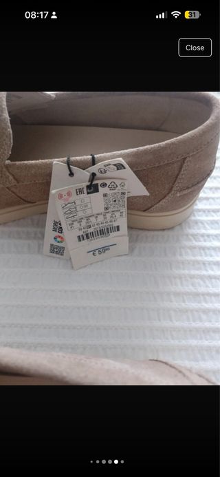 Mocasines Zara Marrones