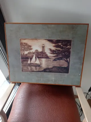 Dos Cuadros decorativos náuticos velero