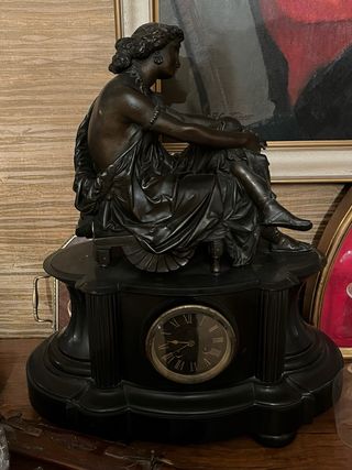 4 relojes sobremesa antiguos, escucho ofertas