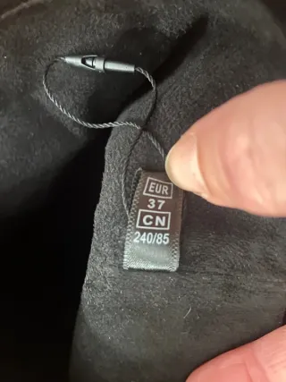 Botas Zara Tacón Efecto Ante Talla 37