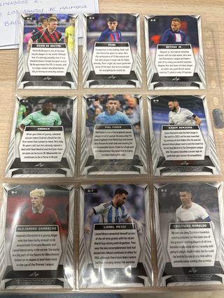 Coleccion Cartas Cards Cromos Leaf 2023 Messi Cr7