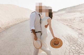 Vestido con flecos (novia/postboda)