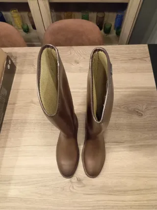 Botas de agua Aigle Marrones Talla 40 Mujer,