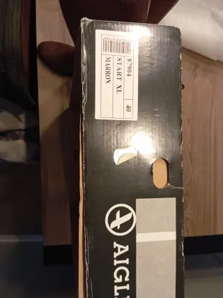 Botas de agua Aigle Marrones Talla 40 Mujer,