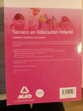 Técnico en Educación Infantil. Volumen 1 (Spani...