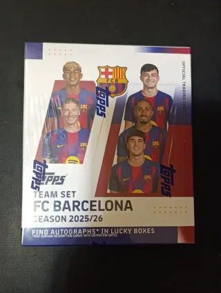 Caja Team Set Barcelona 25/26 Sellada sin abrir