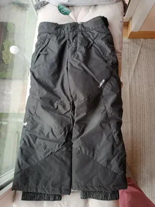 Pantalón esquí negro Decathlon 6 años