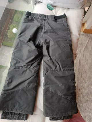 Pantalón esquí negro Decathlon 6 años