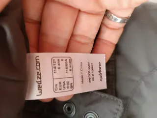 Pantalón esquí negro Decathlon 6 años