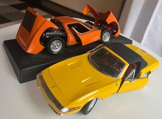 Ferrari 365 GTS e Lamborghini Miura scala 1:18