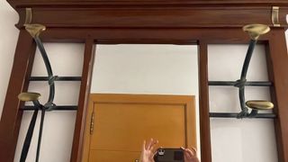 Mueble de entrada Paragüero con espejo y percheros