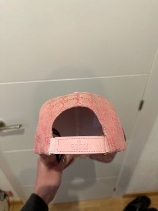 Gorra Gücci rosa