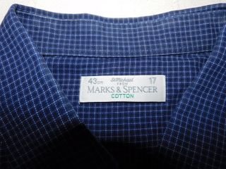 Camisa de hombre cuadros azul