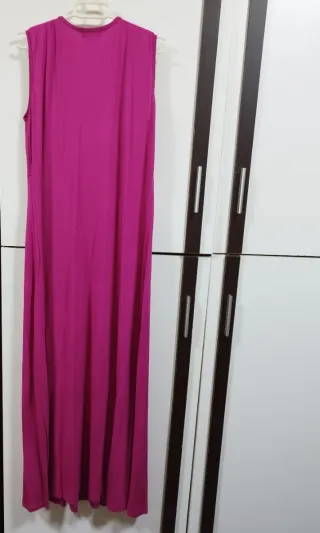 Vestido Lactancia Verano morado - fucsia
