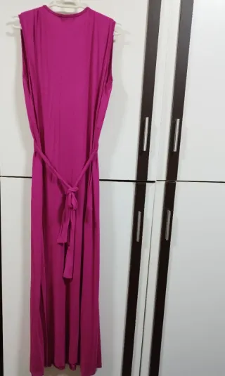 Vestido Lactancia Verano morado - fucsia