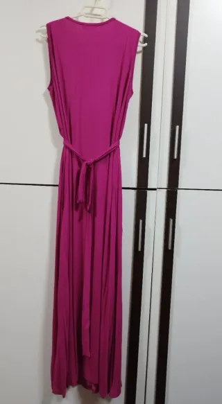 Vestido Lactancia Verano morado - fucsia