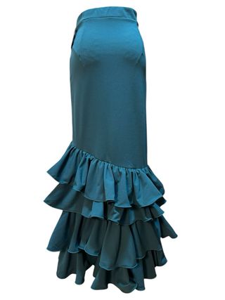 Falda flamenca con volantes
