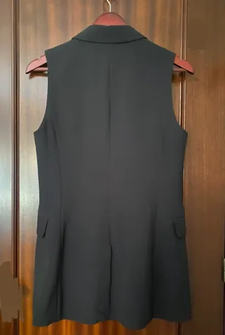 Chaleco Lefties negro estilo Americana clásica