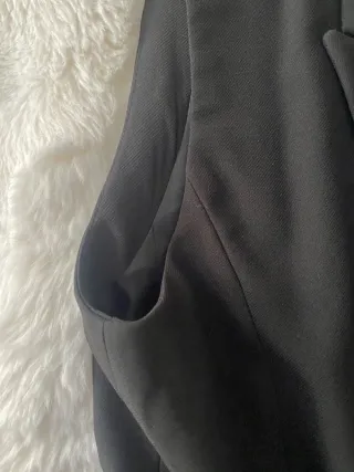 Chaleco Lefties negro estilo Americana clásica