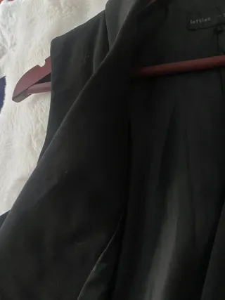 Chaleco Lefties negro estilo Americana clásica