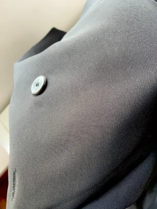 Chaleco Lefties negro estilo Americana clásica