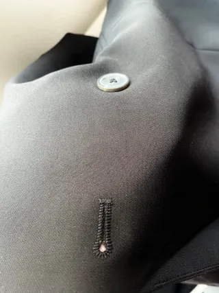 Chaleco Lefties negro estilo Americana clásica