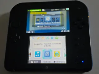 Nintendo 2DS Nero/Blu con Caricatore