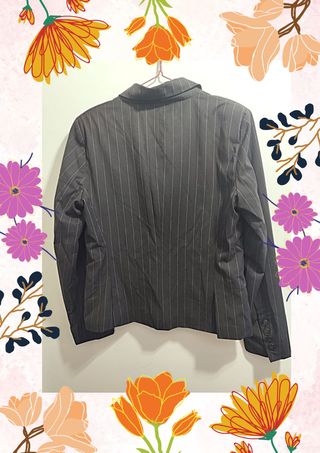 Traje de raya diplomática mujer