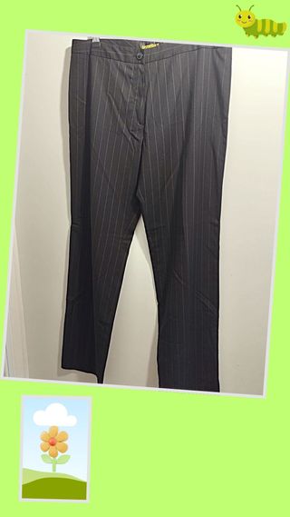 Traje de raya diplomática mujer
