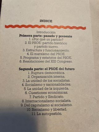 Partido Socialista Obrero Español (Serie Polí...