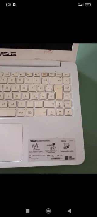 Notebook Asus E402S Bianco PC portatile laptop