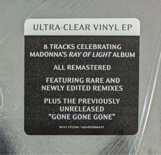 Madonna Veronica Electronica Vinilo Claro EP