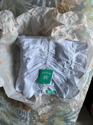 Camisa Monisqui Blanca Talla M