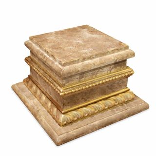 Peana base para imagen arte sacro Virgen Cristo